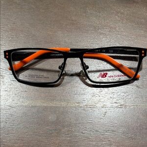 New Balance Black and Orange Eyewear